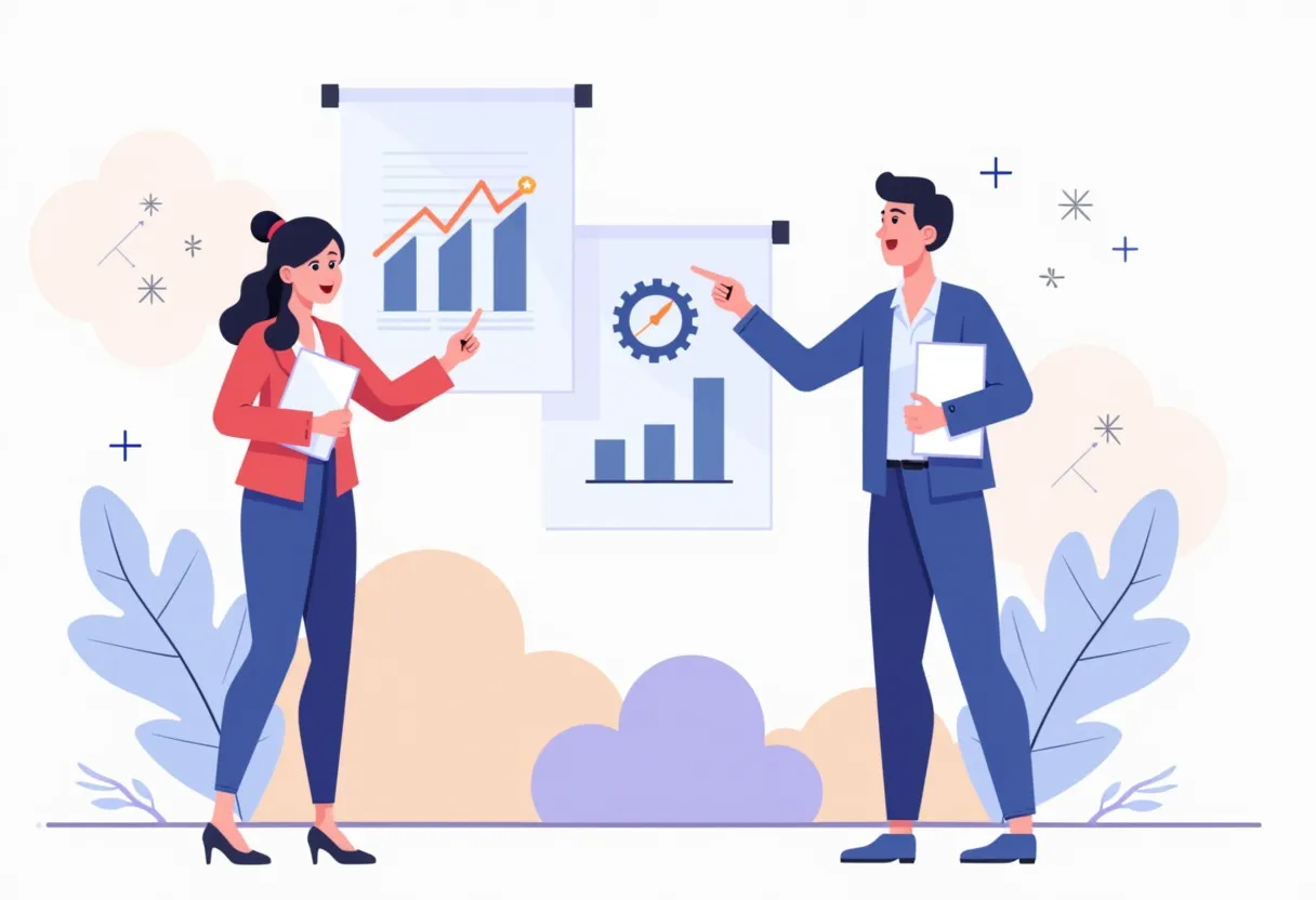 Accounting and ERP Software Illustration